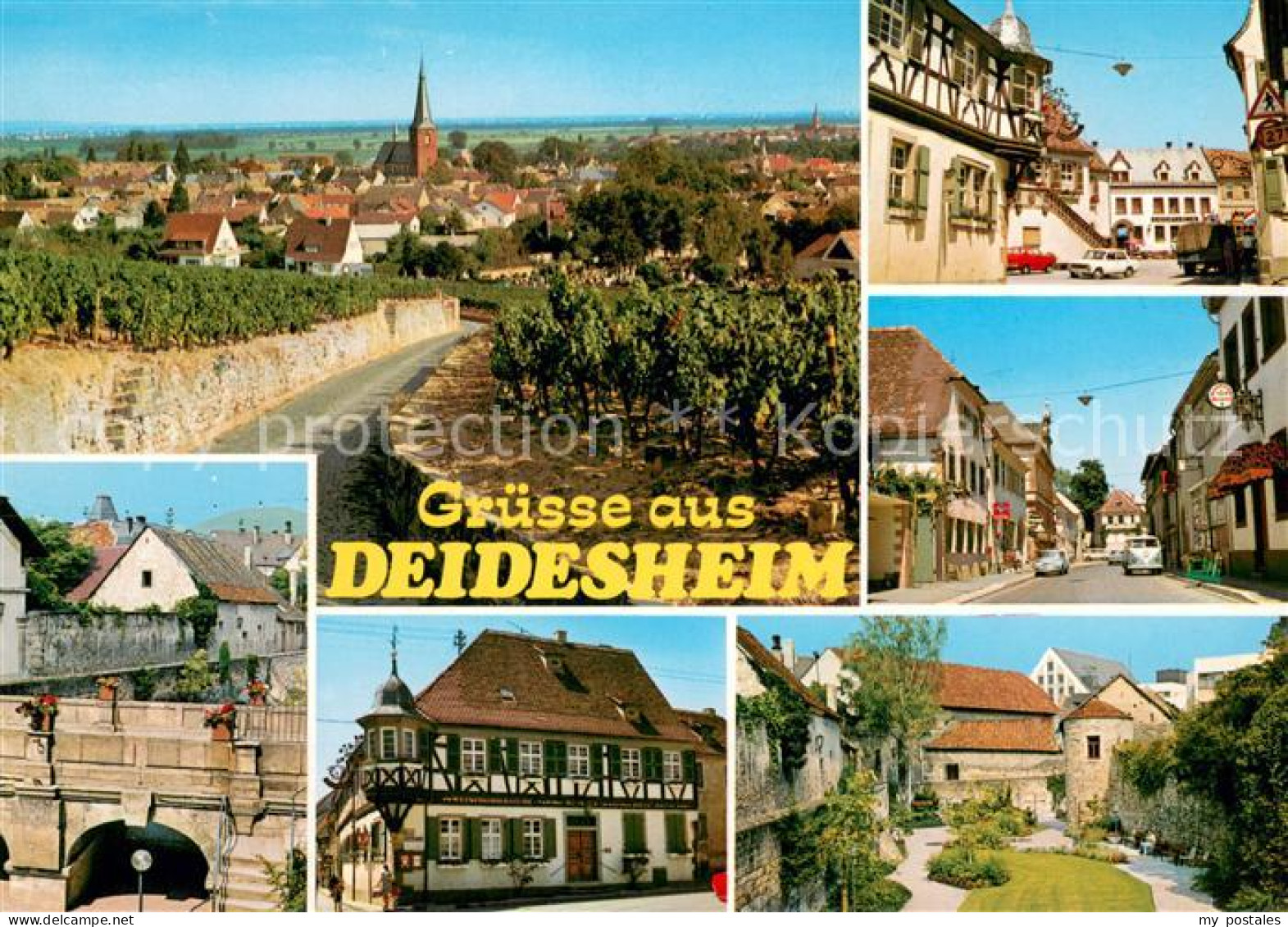 Deidesheim Panorama Orts und Teilansichten