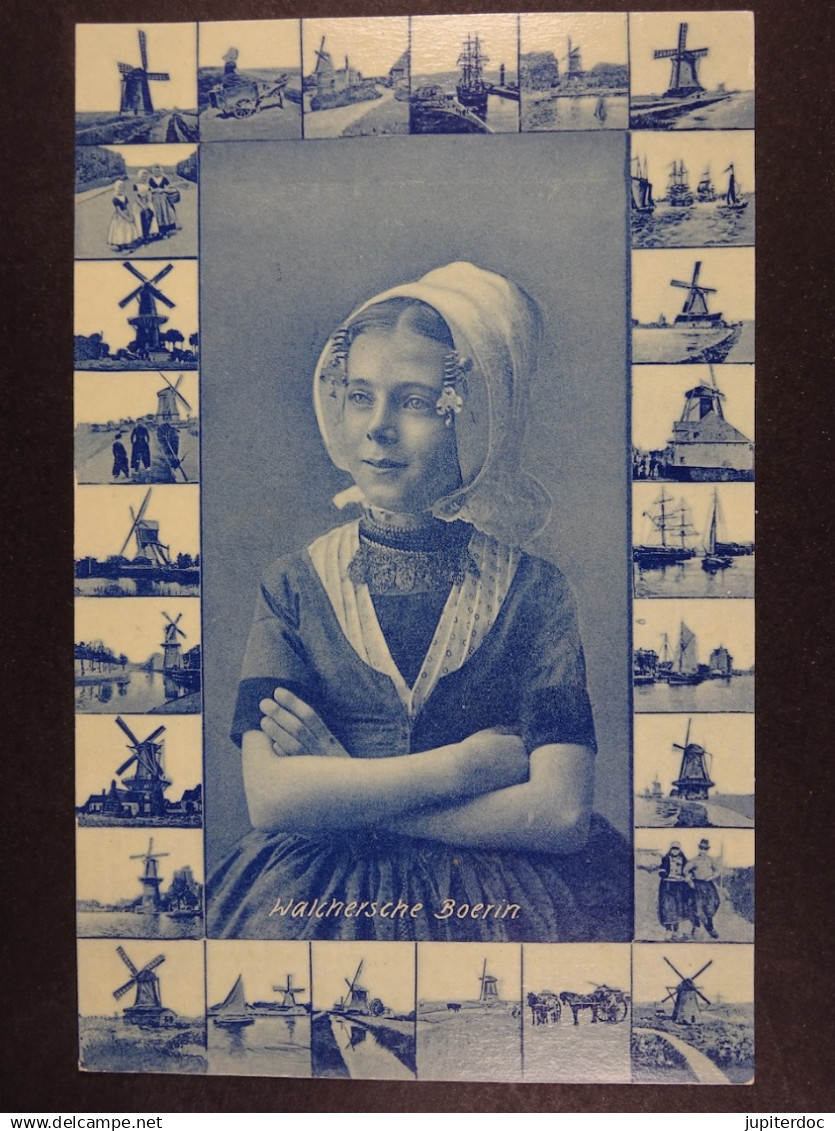 Delft Folklore Moulins Walkersche Boerin
