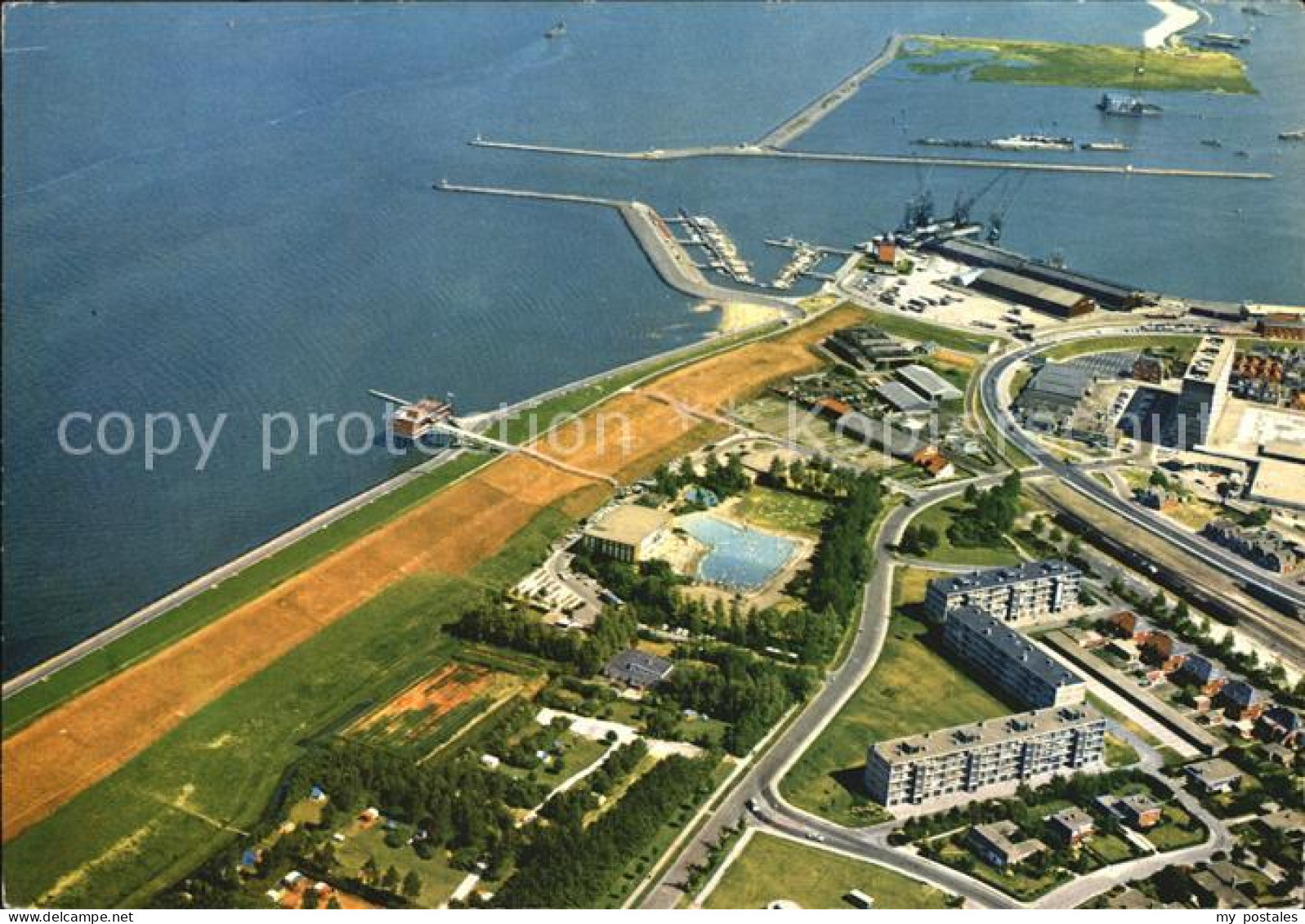 Delfzijl Fliegeraufnahme