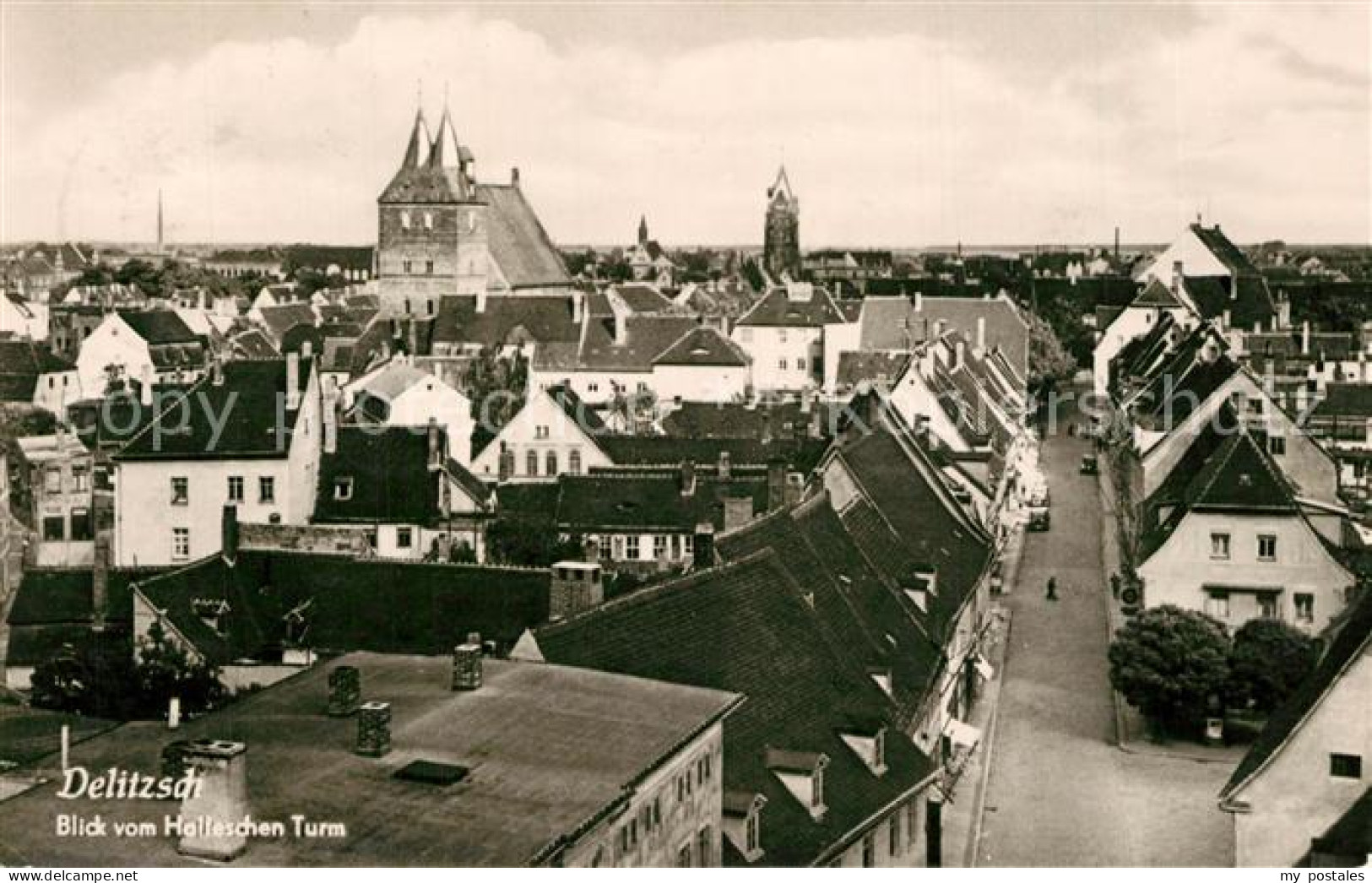 Delitzsch Blick vom Halleschen Turm