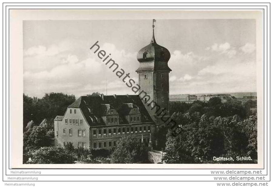 Delitzsch - Schloss - Foto-AK
