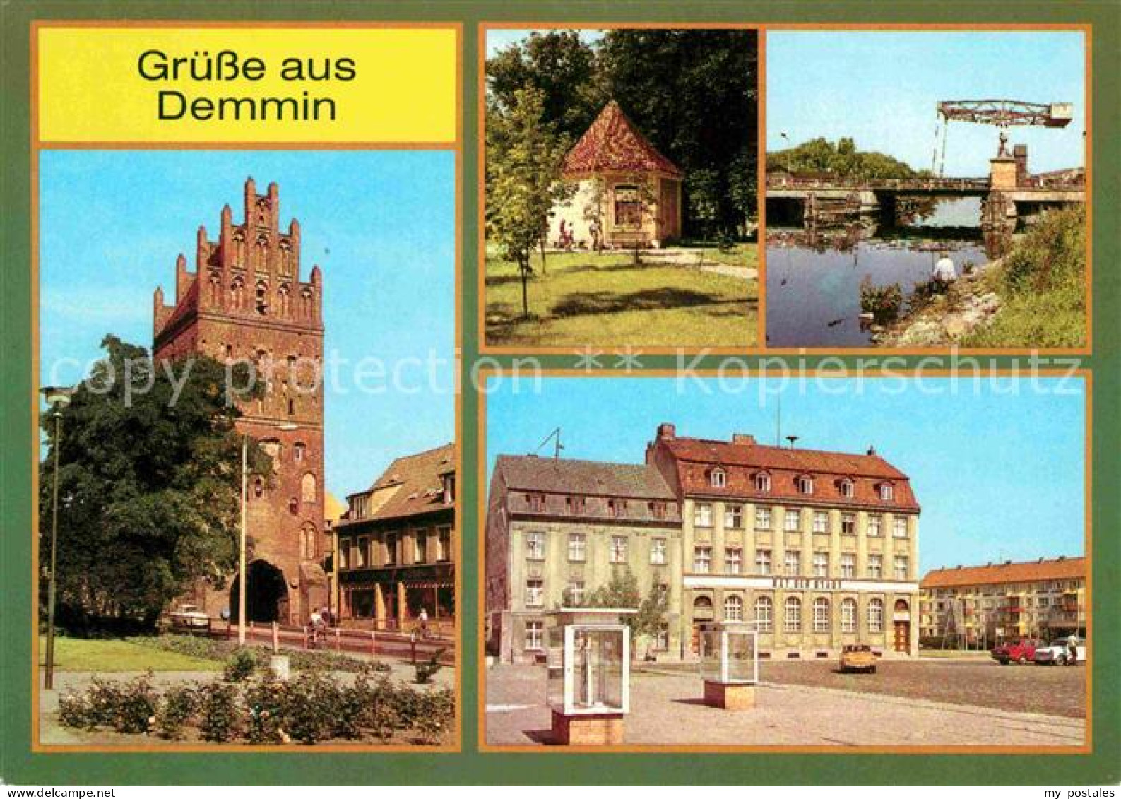 Demmin Mecklenburg Vorpommern Jugendherberge Luisentor Kleine Galerie Zugbruecke