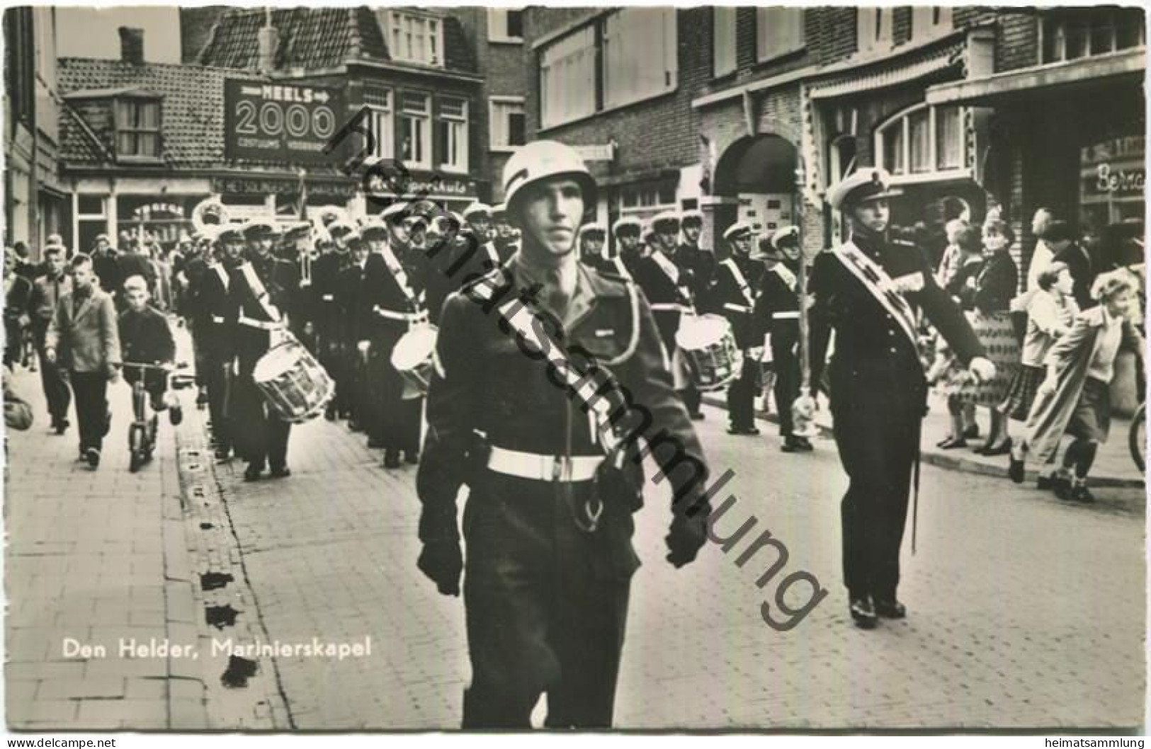 Den Helder - Marinierskapel - Foto-AK