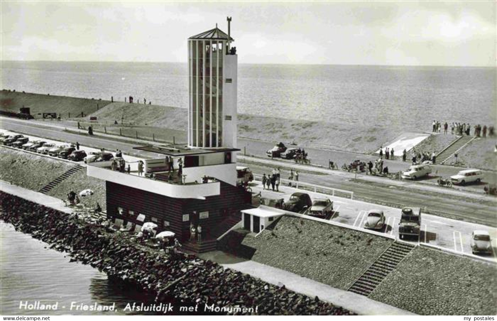Den Oever Hollands Kroon Afsluitdijk Holland-Friesland Abschlussdeich Monument