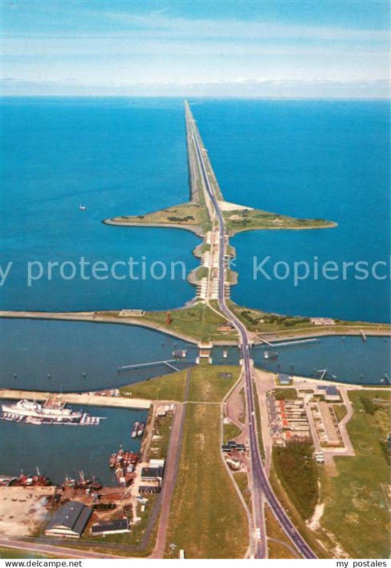 Den Oever Wieringen Afsluitdijk naar Friesland Abschlussdeich