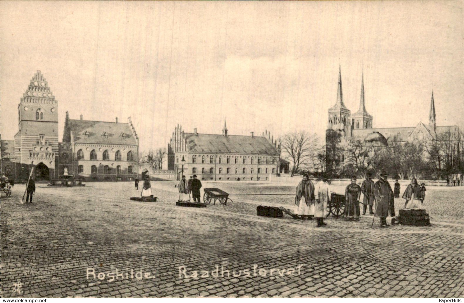 Denemarken Denmark - Roskilde - Rådhusplads
