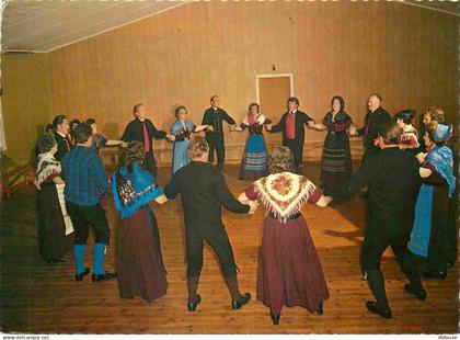 Carte Postale - Danemark - Sumba - Sumbingar sláa ring - The faroese dance Faroe islands - Folklore Scène et Type - Dans