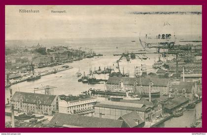 * DANEMARK - DENEMARKEN - KOBENHAVN - HAVNEPARTI - COPENHAGUE - FÊTE DU PORT - HARBOUR - 1910