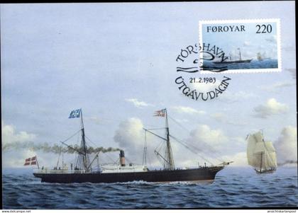 Maximum CPA Føroyar Föroyar Färöer Dänemark, Dampfschiff