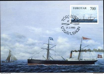Maximum CPA Føroyar Föroyar Färöer Dänemark, Dampfschiff