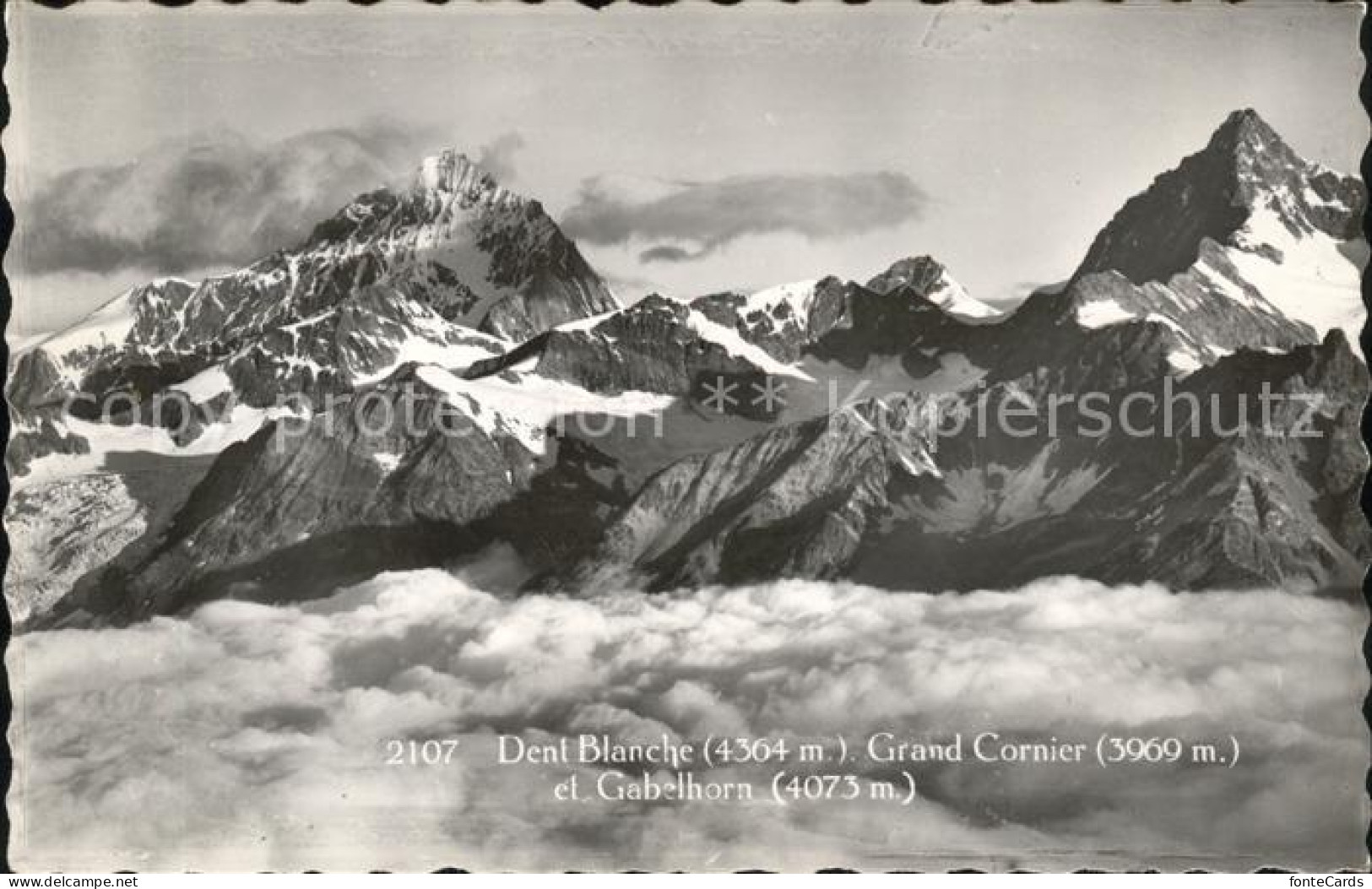 Dent Blanche VS Grand Cornier Gabelhorn