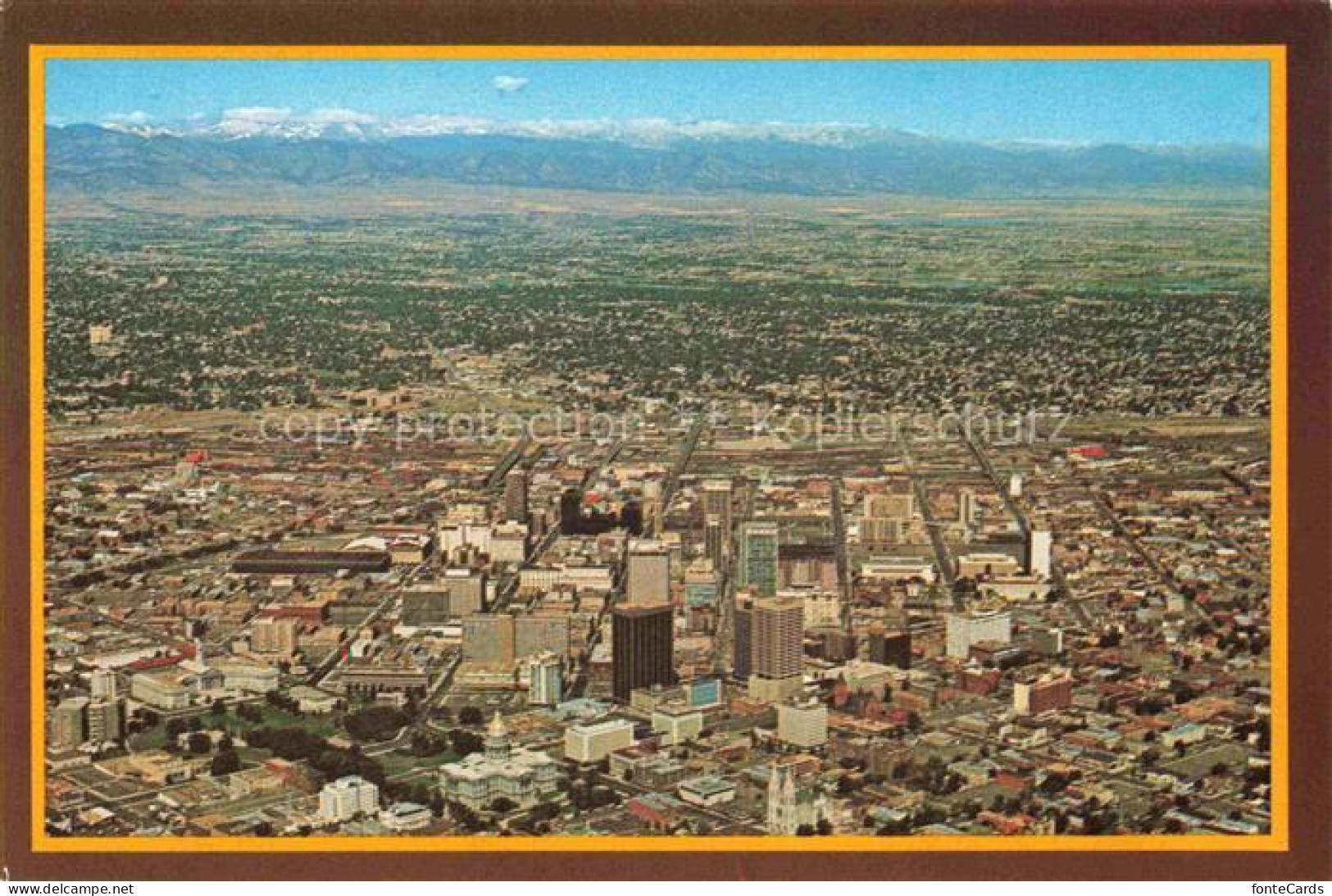 Denver Colorado Fliegeraufnahme