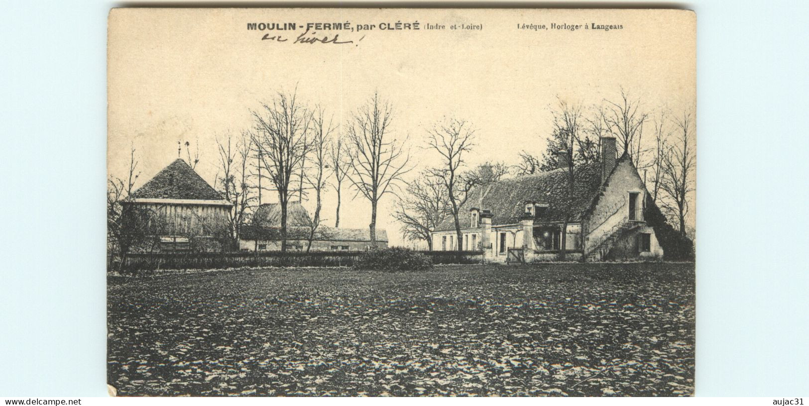 Dép 37 - Moulins - Cléré les Pins - Moulin Fermé - état