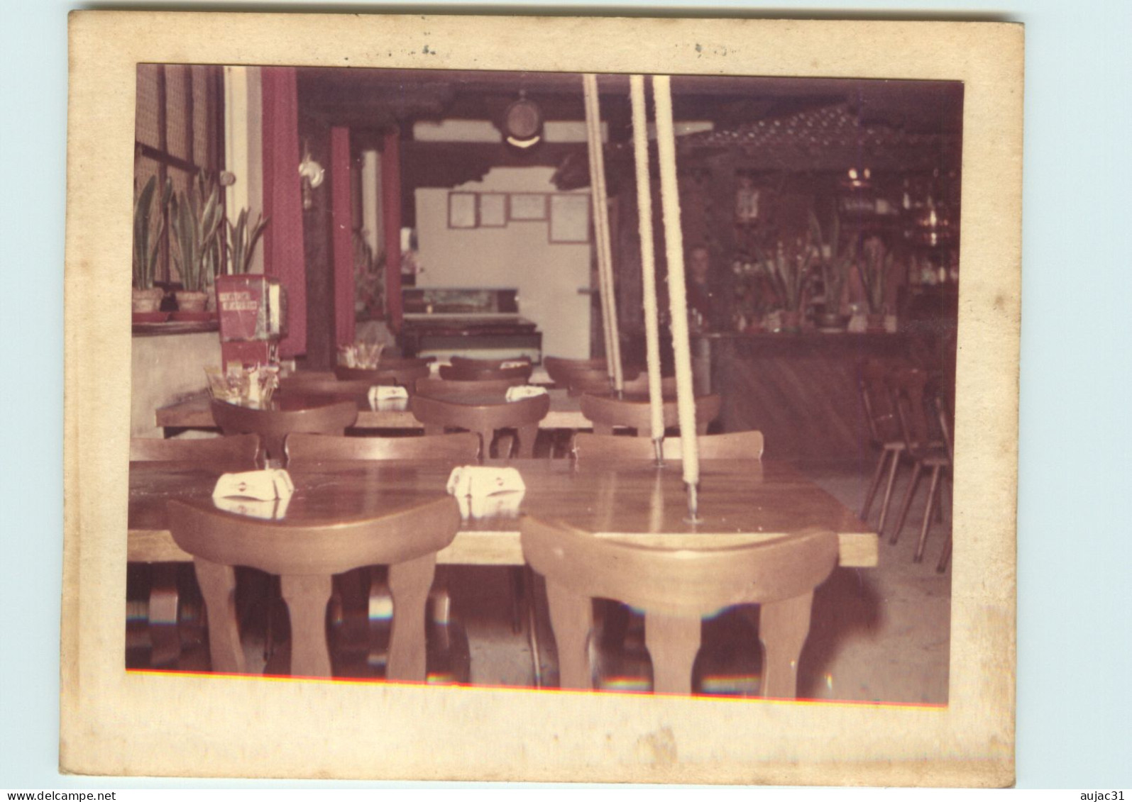 Dép 68 - Photographie - Photos - Photo collé sur carton - Habsheim - Café Restaurant Chez Germaine - état