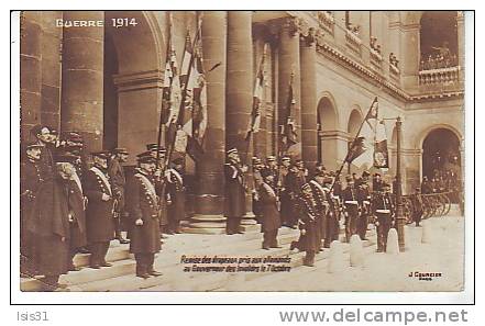 Dép 75 - Militaria - Guerre 1914-18 -RF5929 - Paris - Arrondissement: 07 -Remise des drapeaux pris aux allemands  - état