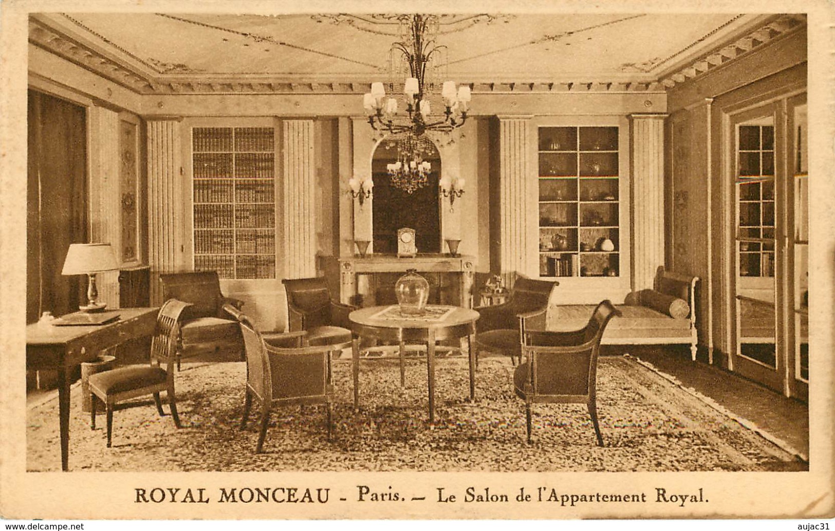 Dép 75 - Paris - Arrondissement 08 - Royal Monceau - Le salon de l'appartement Royal - état
