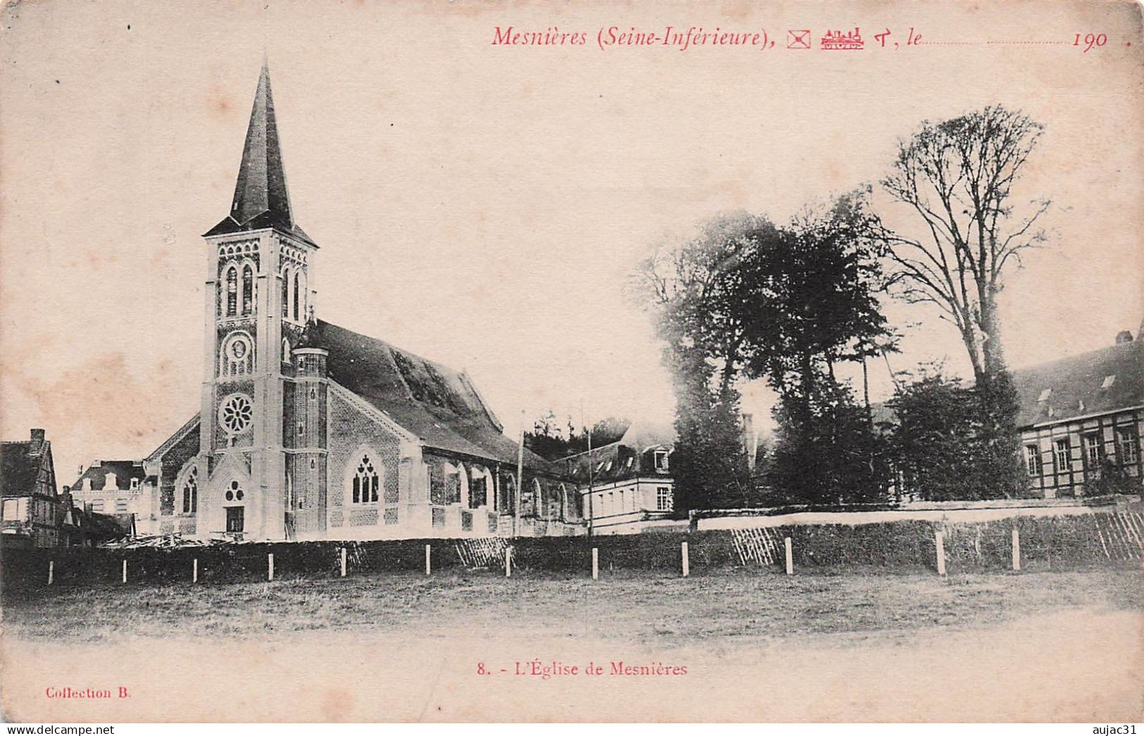 Dép 76 - Mesnières en Bray - L'église - état