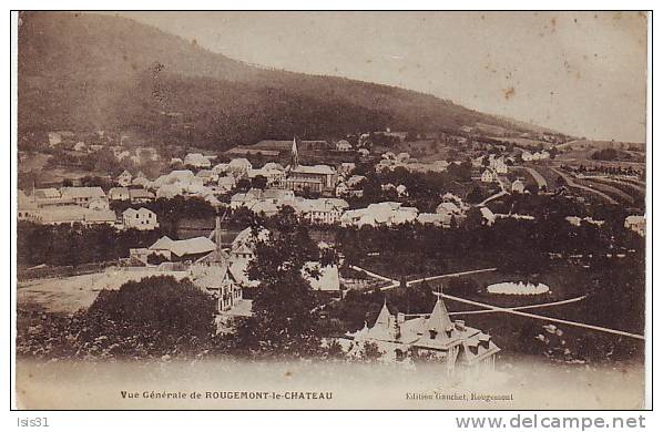 dép 90 - O669 - Rougemont Le Château - Vue Générale - état