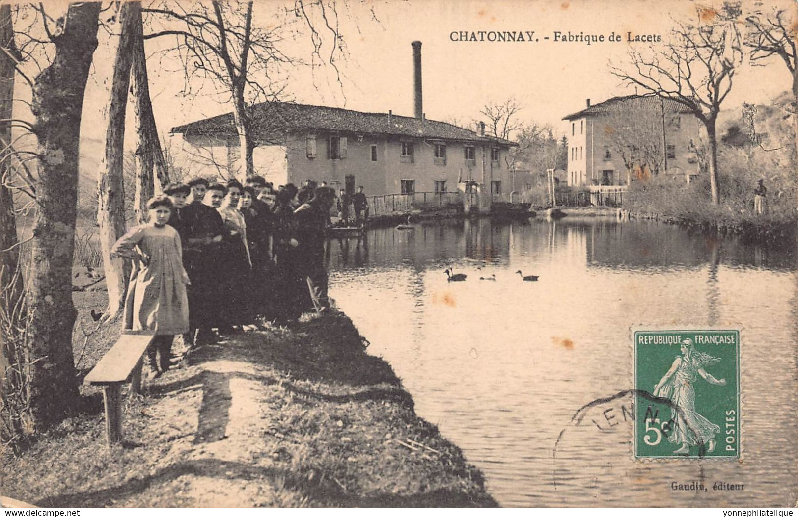 Département 38 - ISERE - CHATONNAY - Fabrique de lacets  - (FR38-C3)