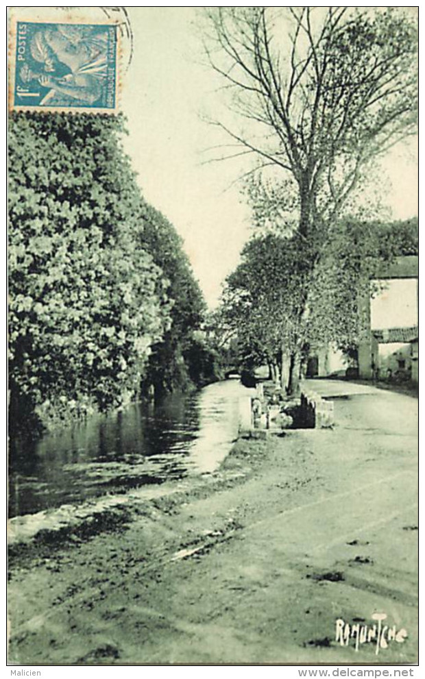 - depts div-ref LL293- deux sevres - mauze sur le mignon - le mignon a mauze - carte bon etat -