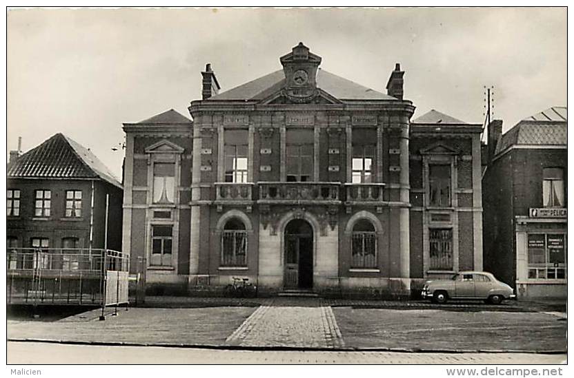 depts divers- nord - ref BB125 - abscon - la mairie - plan voiture - vue partielle hotel chambres pour voyageurs -