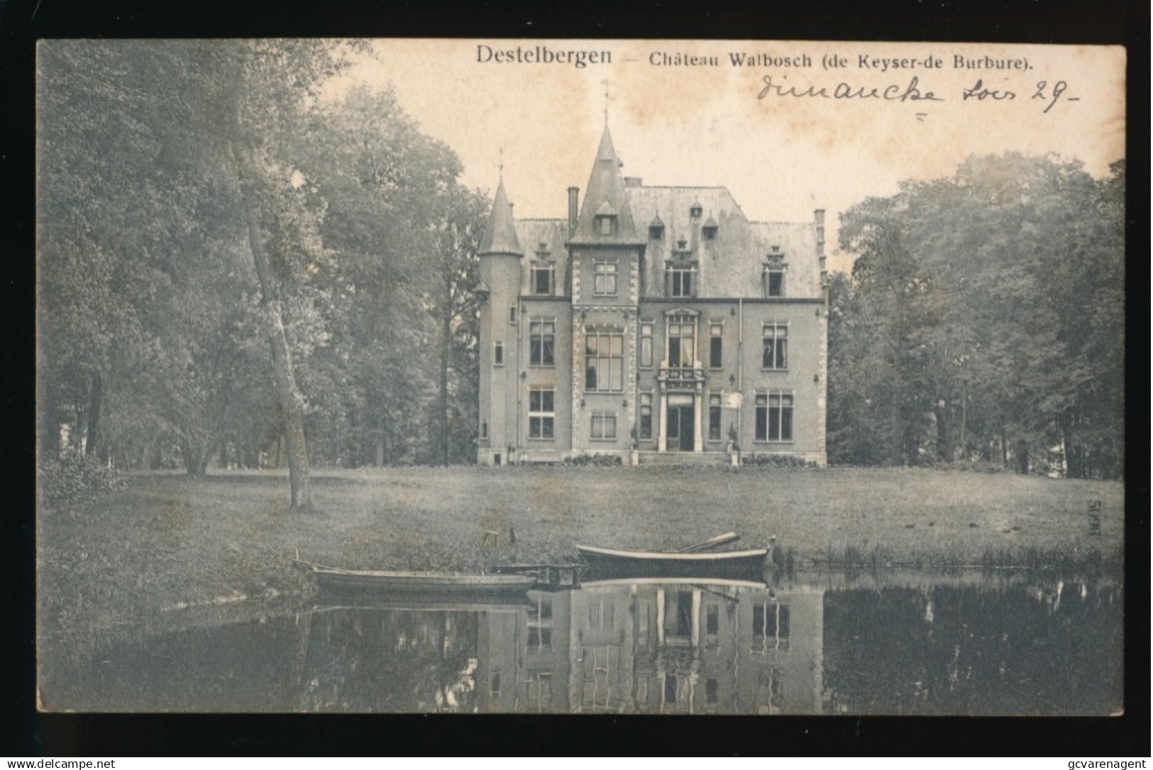 DESTELBERGEN    CHATEAU WALBOSCH ( DE KEYSER-DE BURBURE)