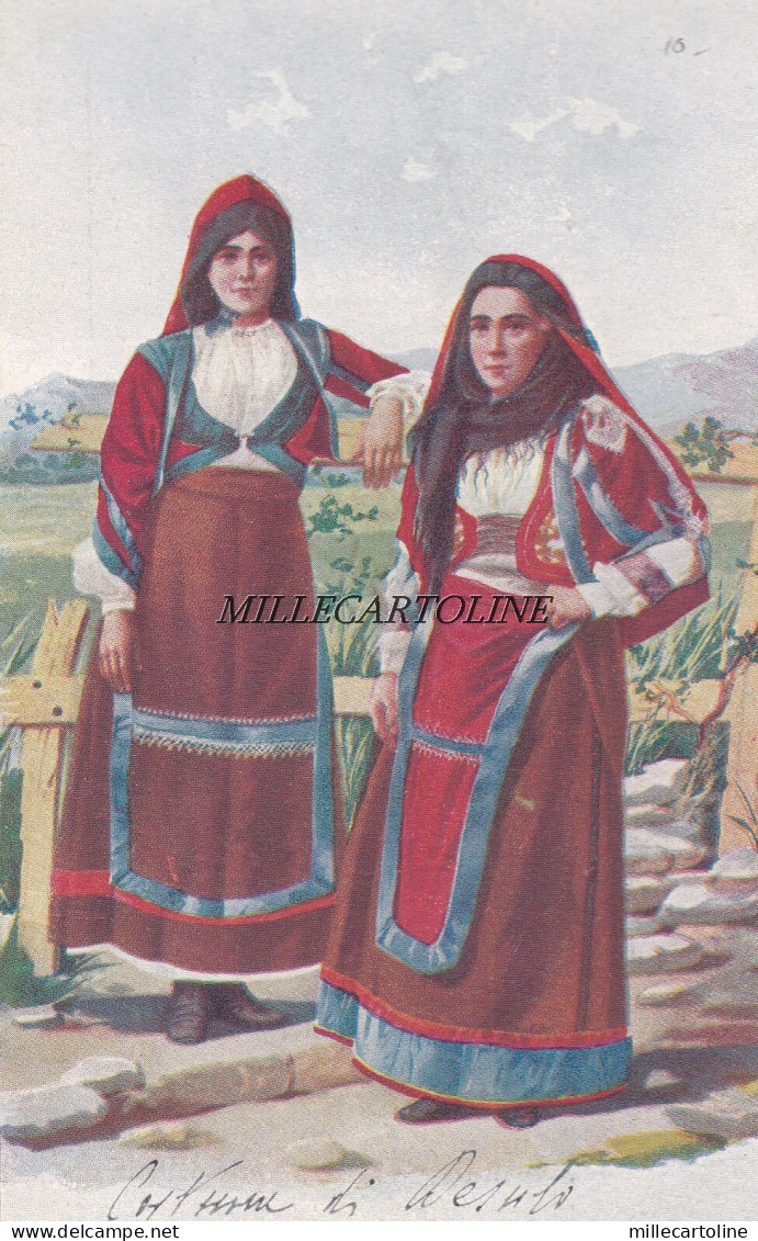 DESULO: Costumi sardi - Donne