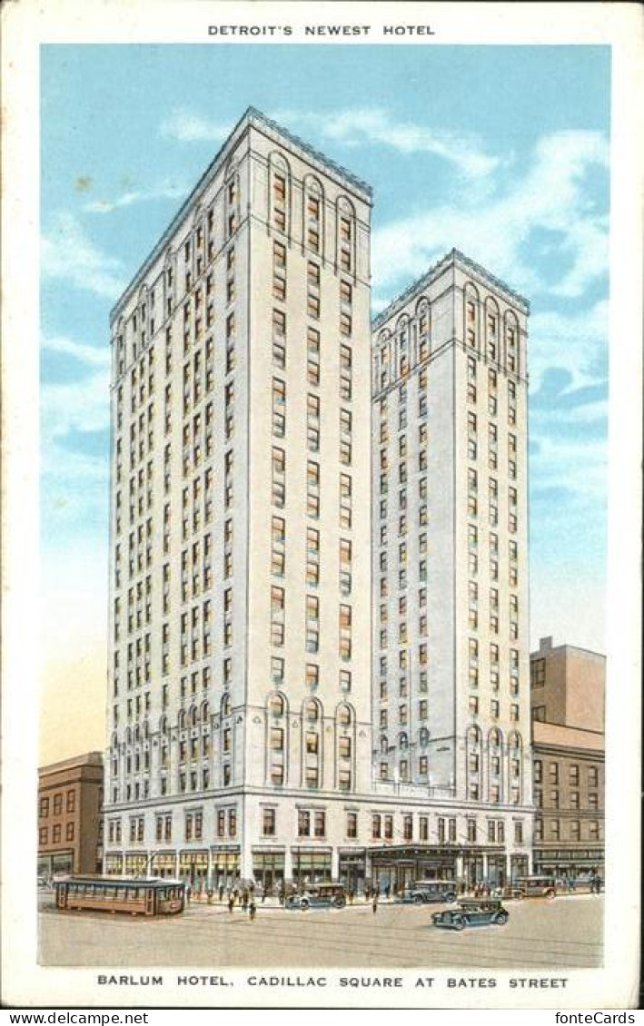Detroit Michigan Barlum Hotel