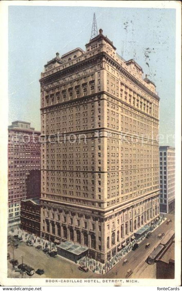 Detroit Michigan Book Cadillac Hotel