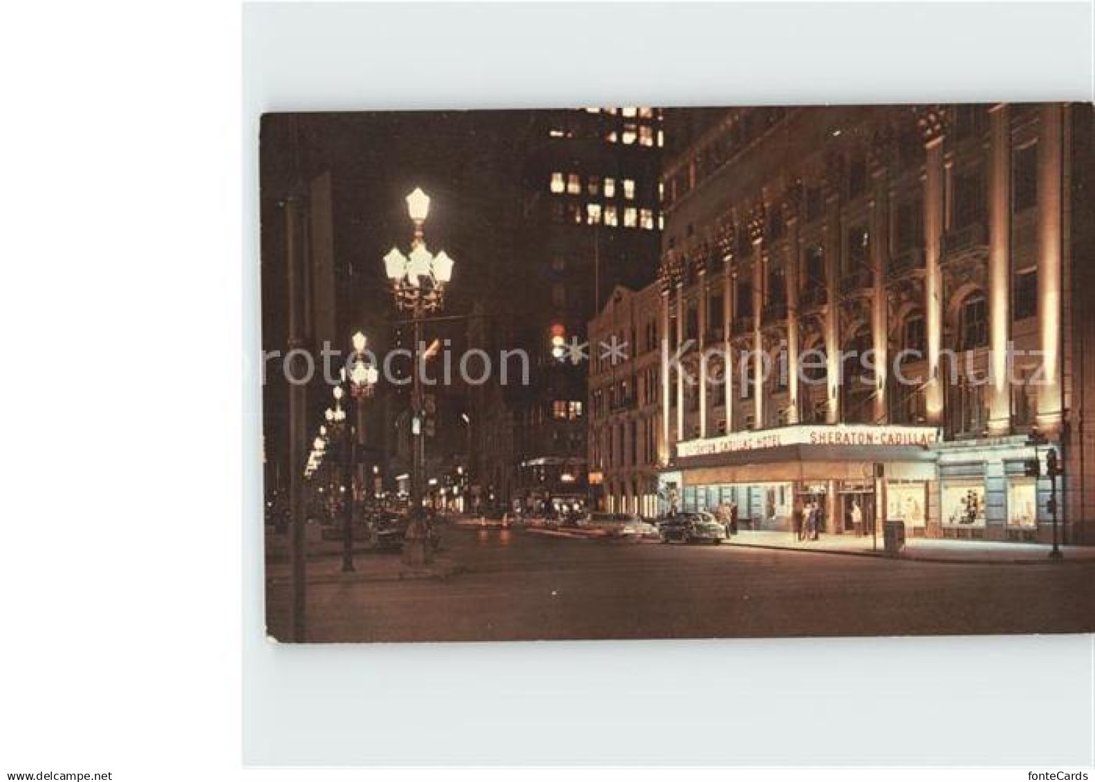Detroit Michigan Sheraton Cadillac Hotel