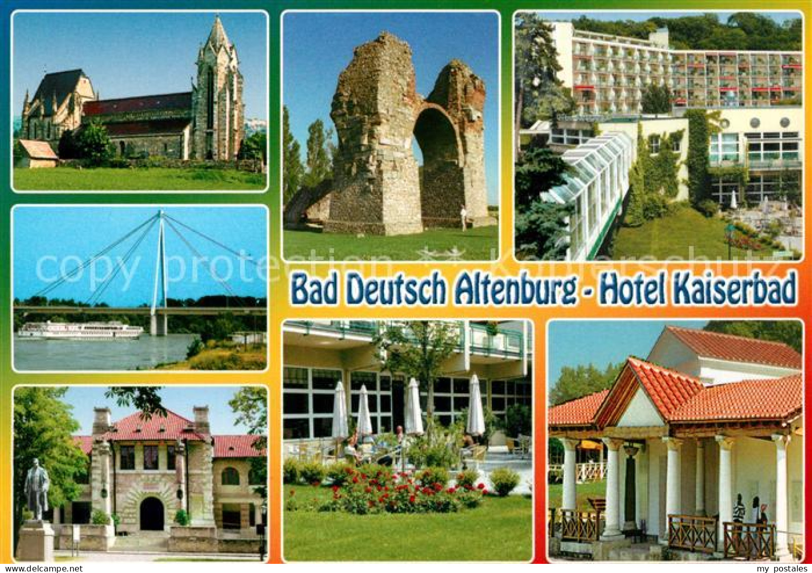 Deutsch-Altenburg Bad Hotel Kaiserbad Heidentor Donaubruecke