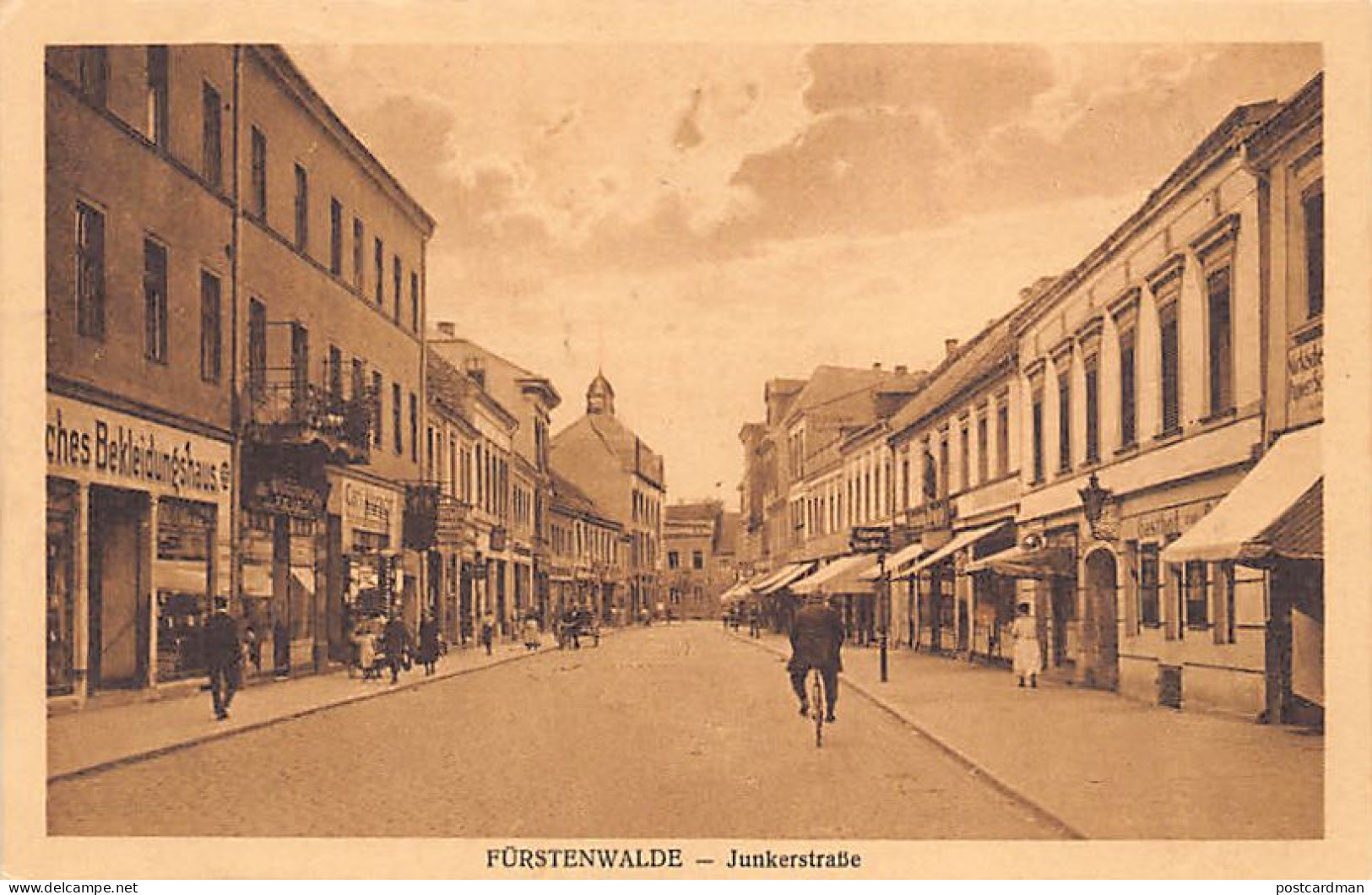 Deutschalnd - FÜRSTENWALDE (BB) Junkerstraße - Deutsches Bekleidunghaus -  Carl Albrecht