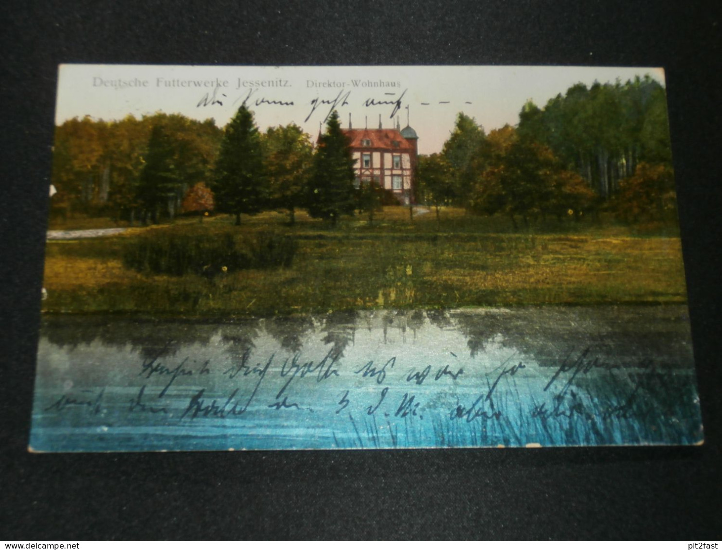 Deutsche Futterwerke Jessenitz b. Lübtheen , 1934 , Direktor Wohnhaus , alte Ansichtskarte , AK , CPA !