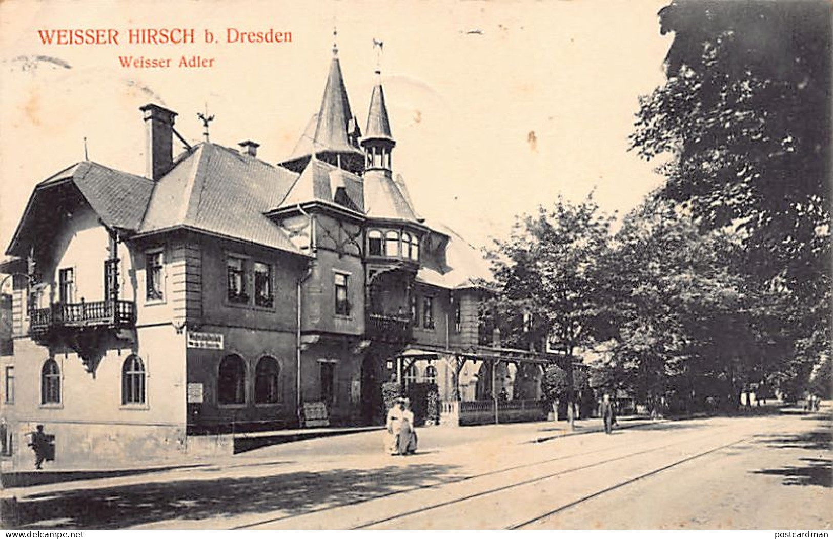Deutschland - Dresden Weißer Hirsch (SN) Weißer Hirsch b. Dresden Weisser Adler Verlag von Emil Degenkolb, Dresden, Dres