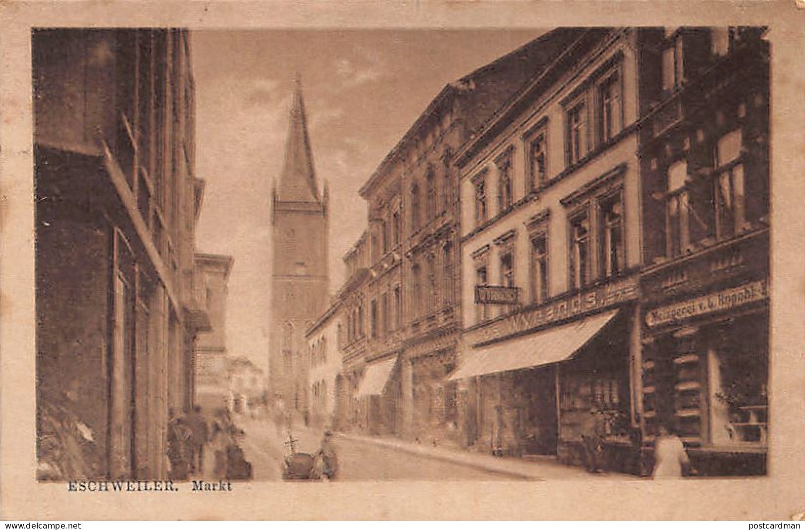 Deutschland - Eschweiler (NW) Markt. Städte- und Landschaftsansichkarten-Großverlag Jakob Krapohl Mönchenglad