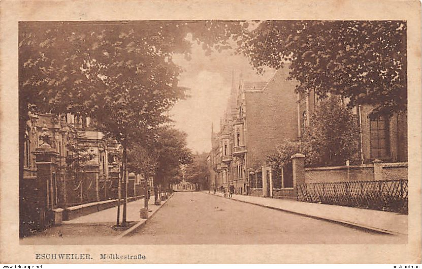 Deutschland - Eschweiler (NW) Möltkestraße. Städte- und Landschaftsansichkarten-Großverlag Jakob Krapohl Mönchenglad