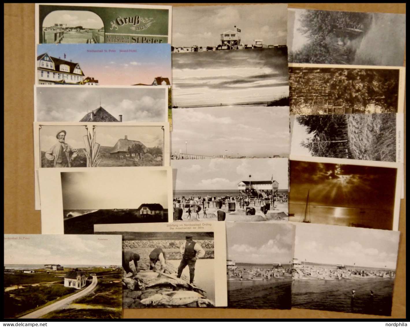 DEUTSCHLAND ETC. ST.PETER-ORDING, 32 verschiedene Ansichtskarten