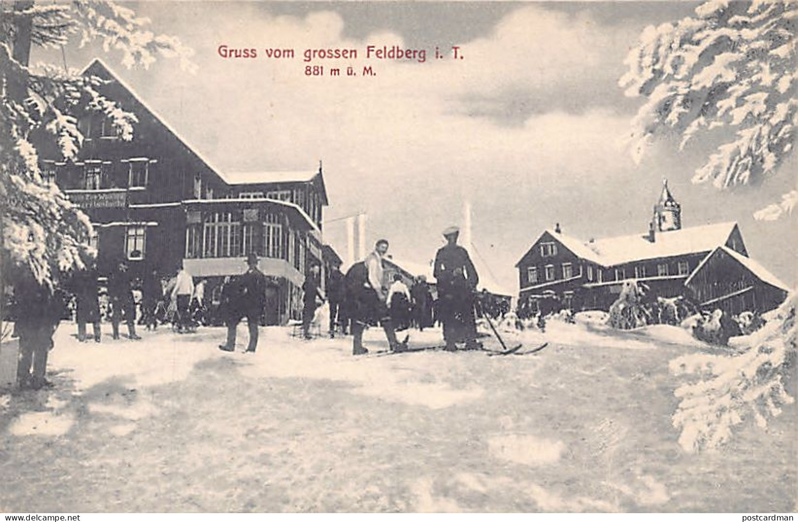 Deutschland - FELDBERG - Gruss vom grossen Feldberg i. T.