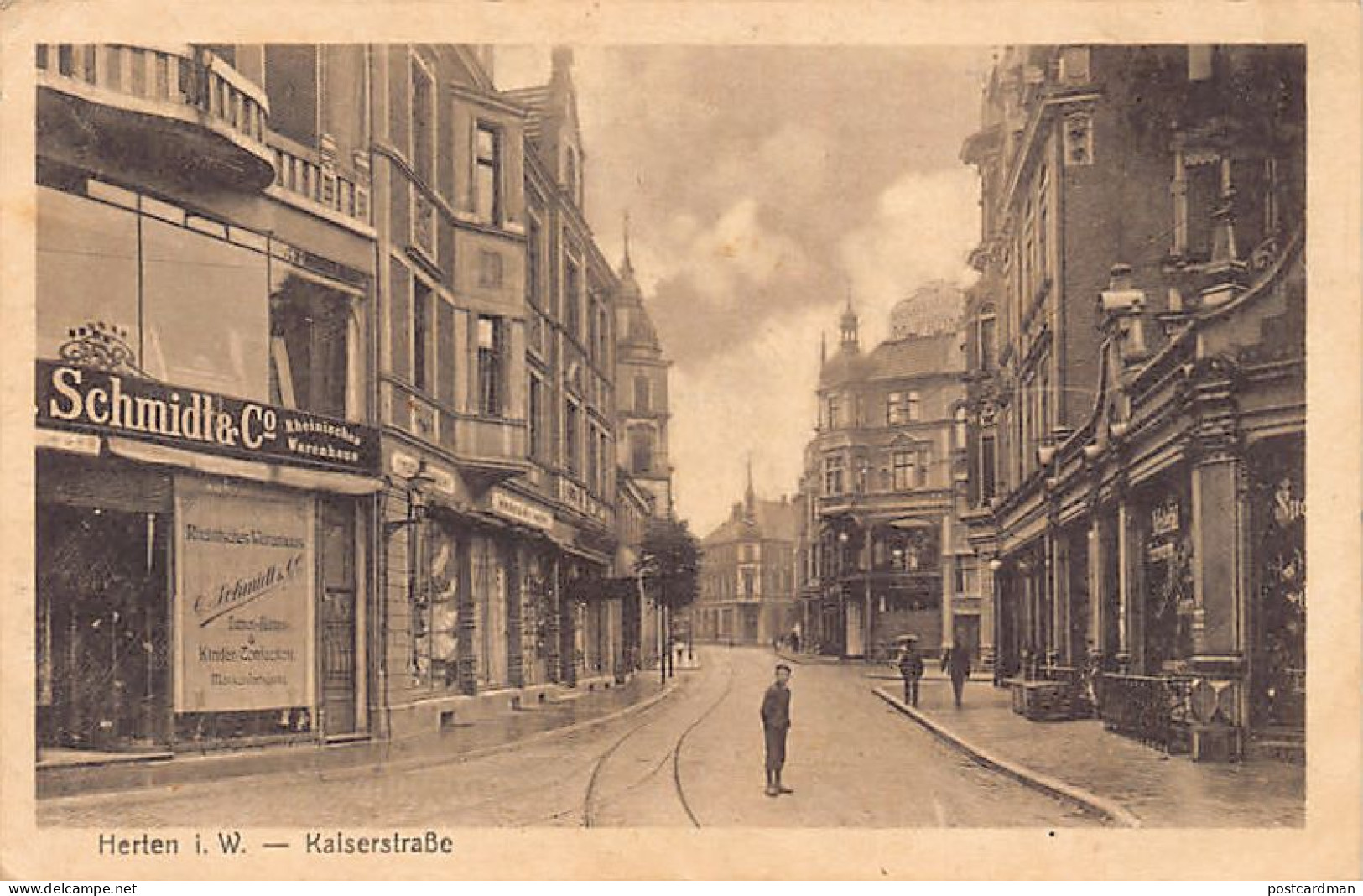 Deutschland - Herten (NW) Herten i. W. - Kaiserstrasse - Schmidt Reinisches Warenhaus Verlag Paul Kuntz, Herten i. W.