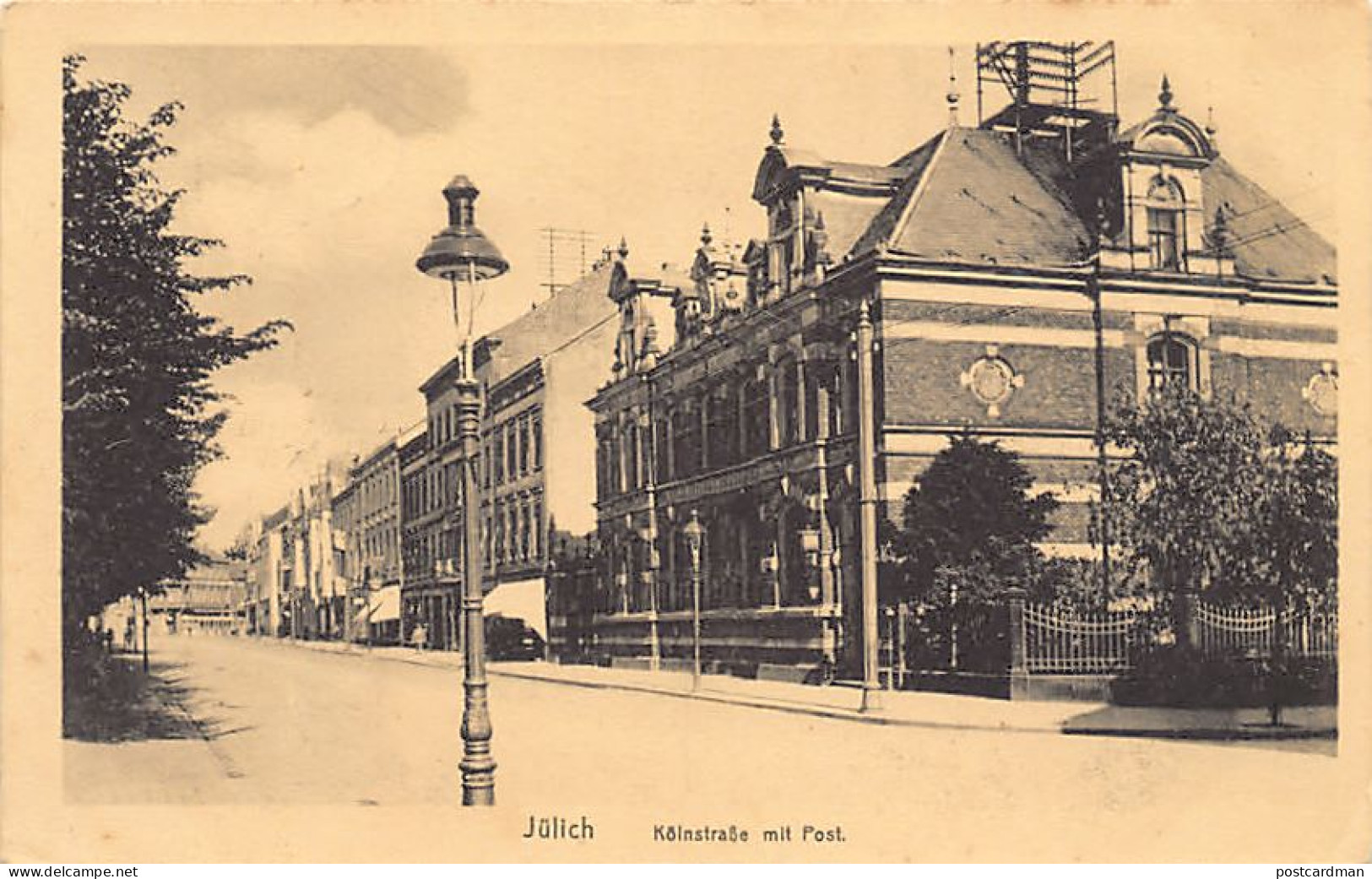 Deutschland - JÜLICH - Königstraße mit Post