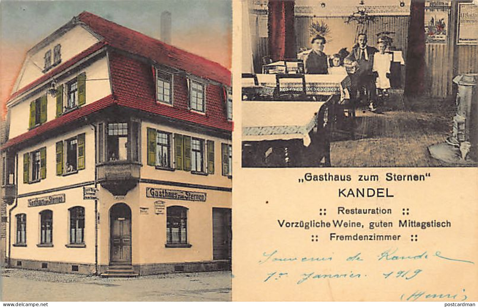 Deutschland - KANDEL - Gasthaus zum Sternen - Restauration