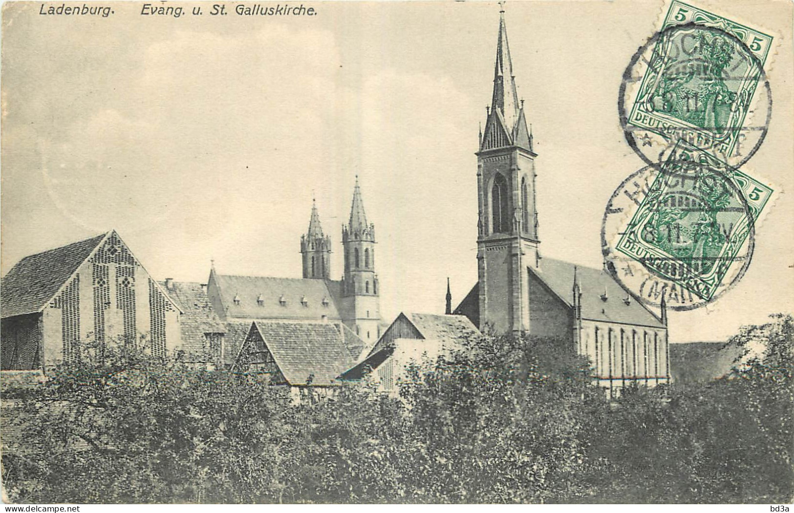 DEUTSCHLAND LADENBURG EVANG. U. ST GALLUSKIRCHE
