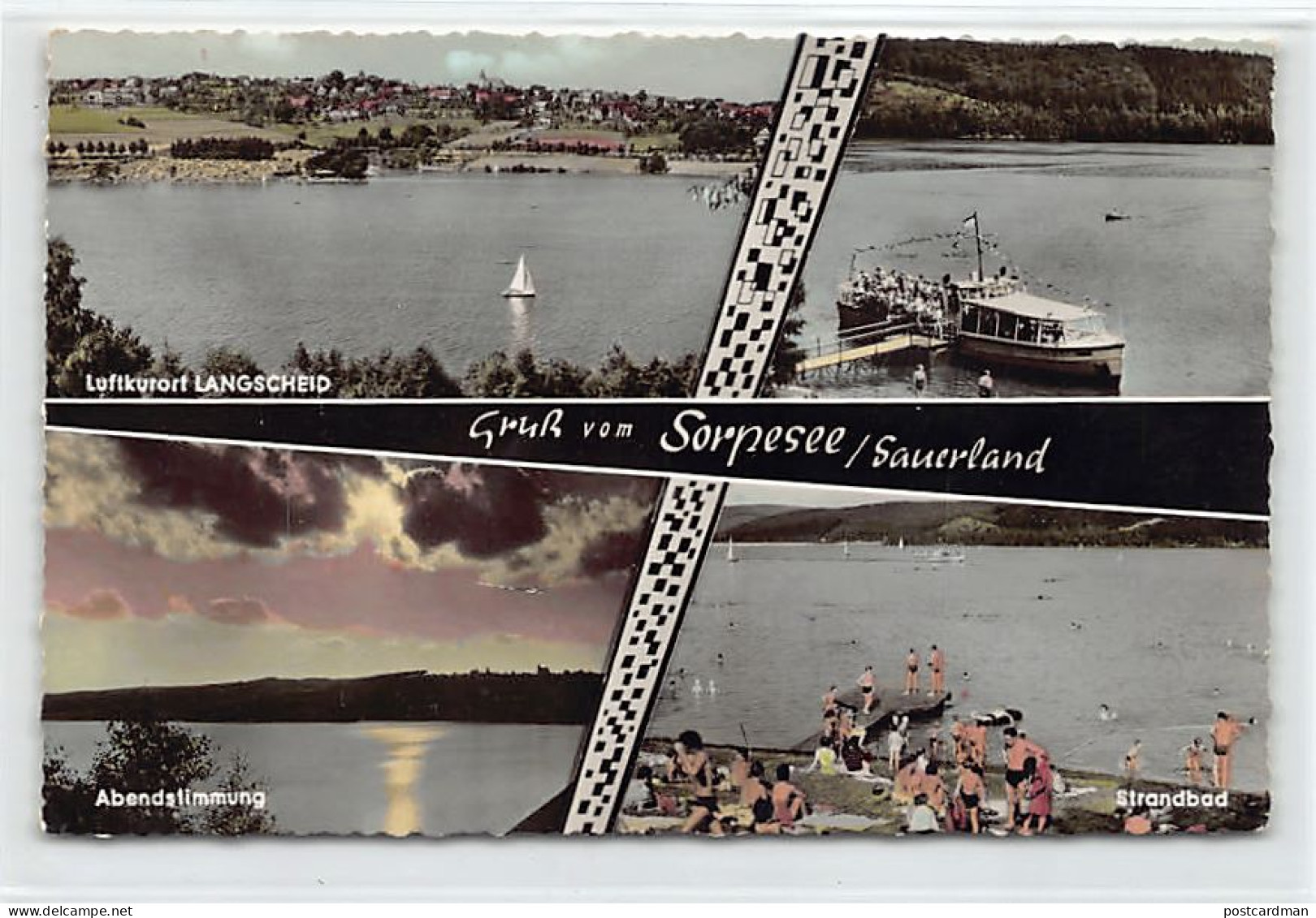 Deutschland - LANGSCHEID Sundern - Luftkurort - Strandbad - Abendstimmung