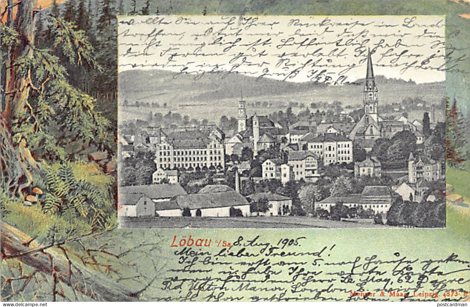 Deutschland - LÖBAU - Totalansicht