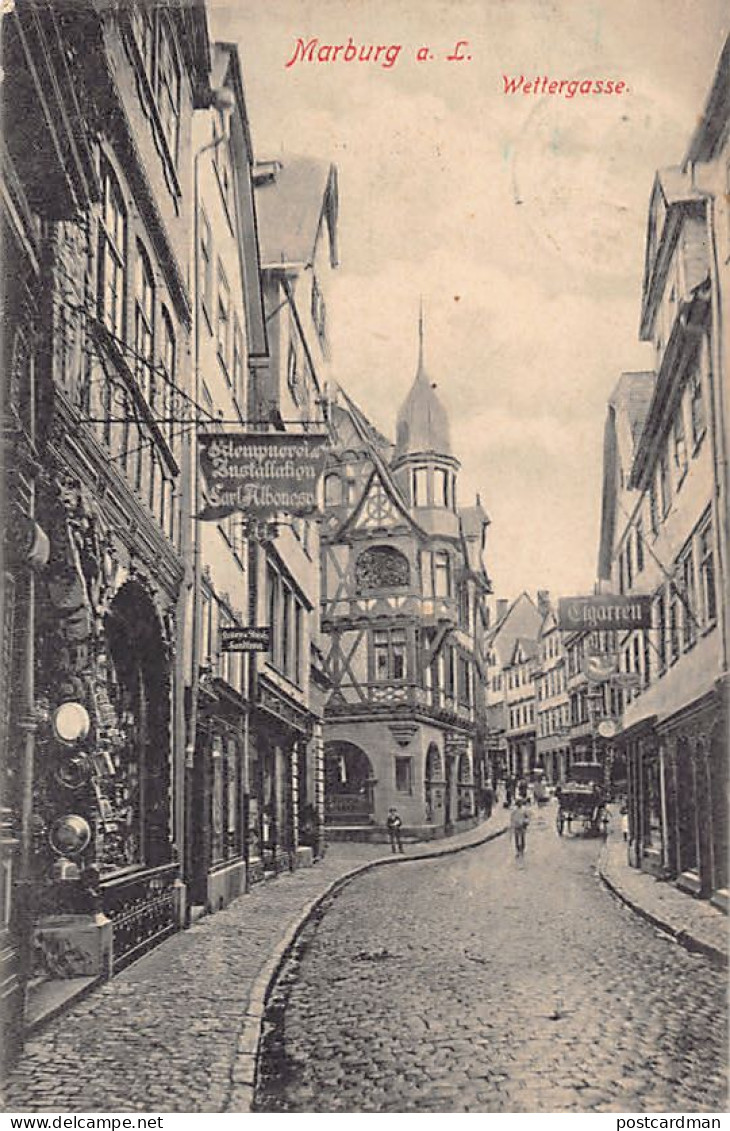 Deutschland - MARBURG - Wettergasse