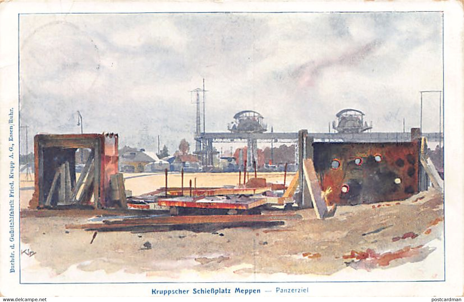 Deutschland - MEPPEN - Kruppscher Schießplatz - Panzerziel