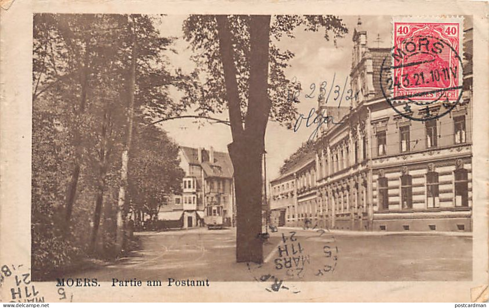 Deutschland - MOERS (NW) Partie amPostamt
