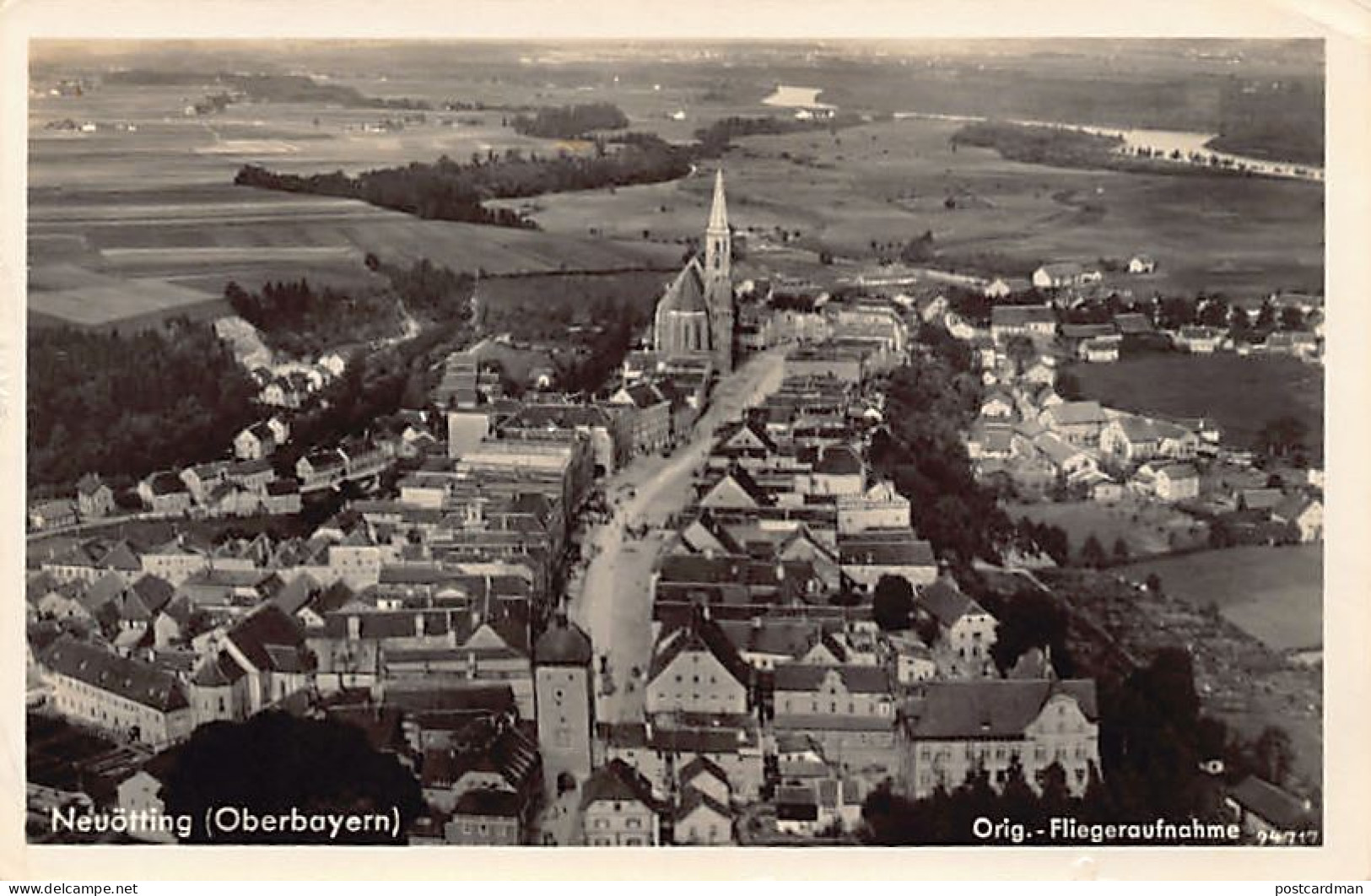 Deutschland - NEUÖTTING - Fliegeraufnahme