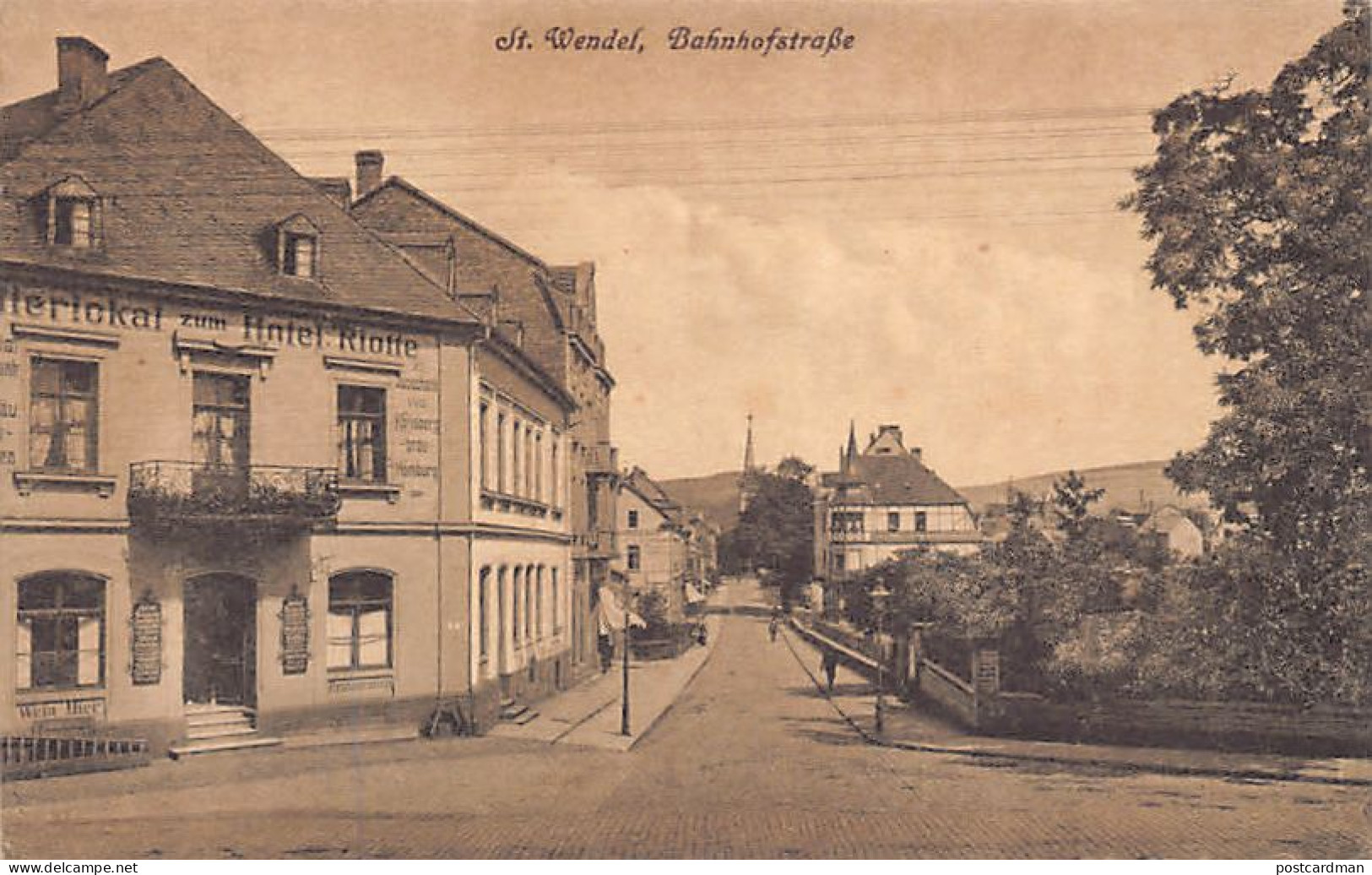 Deutschland - SANKT WENDEL - Bahnhofstraße - Hotel Riotte