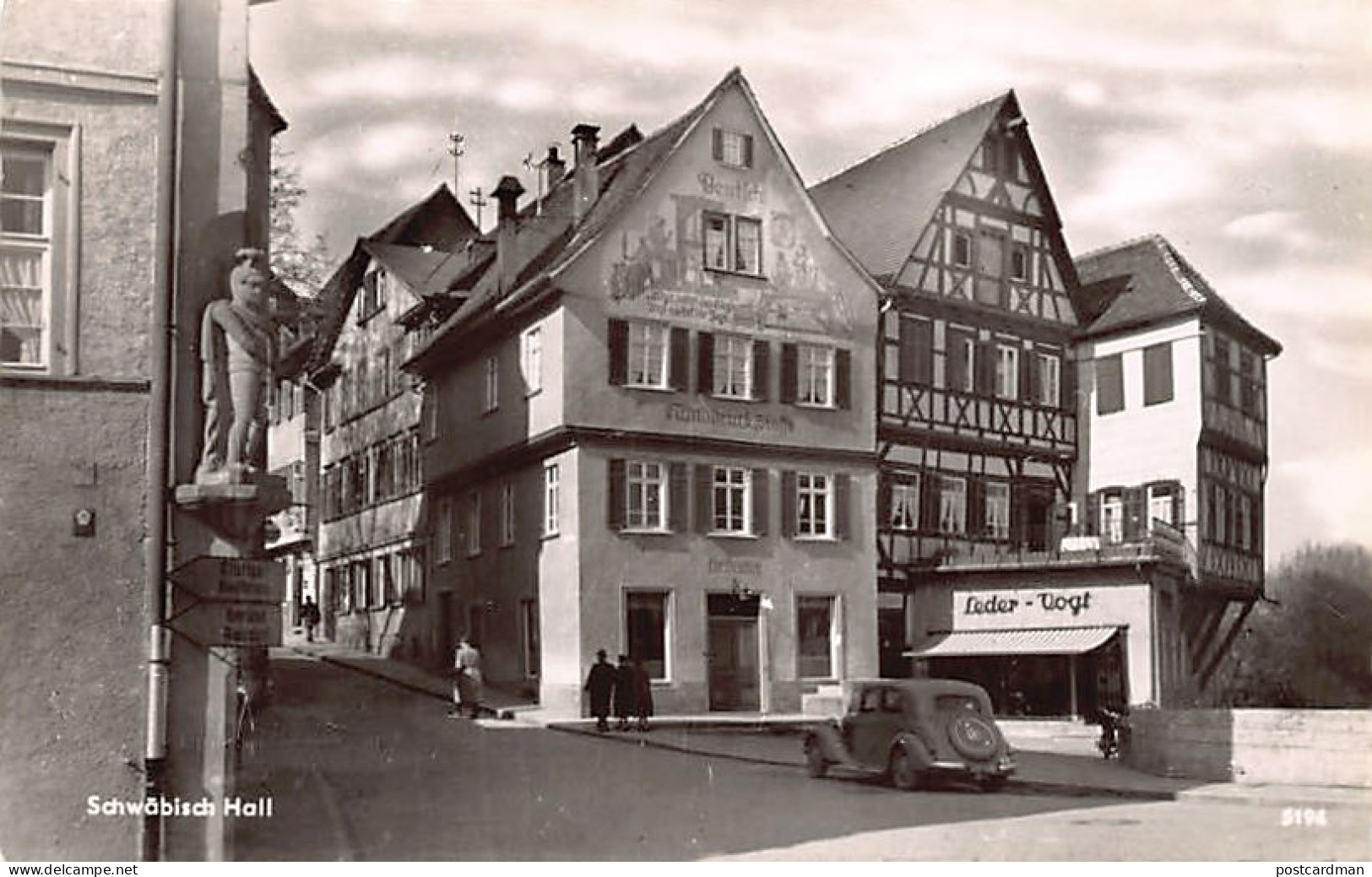 Deutschland - SCHWÄBISCH HALL - Handdrück Stoffe